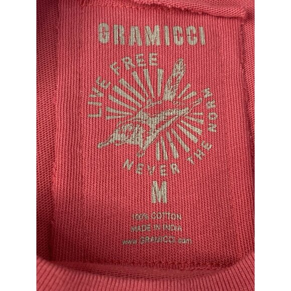 Gramicci Short Sleeve T-Shirt Mens Medium Pink Coral Short Sleeve Climbing - Picture 8 of 16